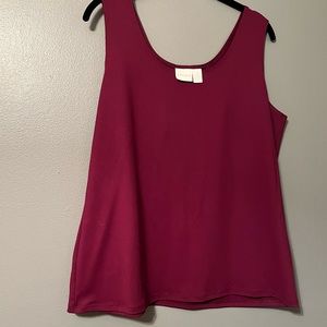 Chico’s Tank Top Burgundy Women's Size 3 (XL)